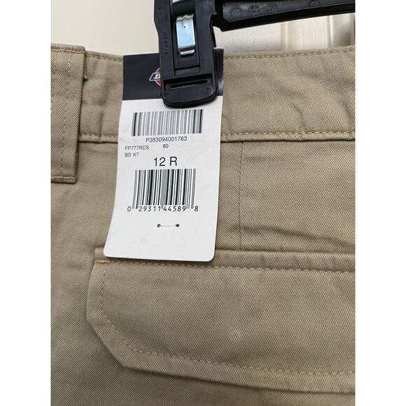 Dickies Women's Beige Cargo Pants Relaxed Fit 12R Straight NWT 36x32 - Picture 5 of 5